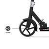 Jetson Scooters - Jupiter Jumbo Kick Scooter (Black) - Collapsible Portable Kids Push Scooter - Lightweight Folding Design with Big Wheels and High Visibility RGB Light Up LEDs on Stem and Deck view 2