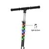 Jetson Scooters - Jupiter Jumbo Kick Scooter (Black) - Collapsible Portable Kids Push Scooter - Lightweight Folding Design with Big Wheels and High Visibility RGB Light Up LEDs on Stem and Deck view 4