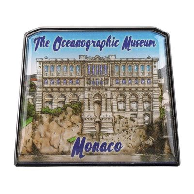 Collectible Novelty Pin for Backpack, Scarf - Made From Jeweler Class Metal - Spartan & the Green Egg Explorer Pin Series: The Oceanographic Museum - Monaco (548)