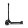 Jetson Scooters - Jupiter Mini 3 Wheel Kick Scooter (Black) - Collapsible Portable Kids Three Wheel Push Scooter - Lightweight Folding Design with High Visibility RGB Light Up LEDs on Stem and Wheels view 1