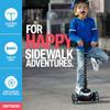 Jetson Scooters - Jupiter Mini 3 Wheel Kick Scooter (Black) - Collapsible Portable Kids Three Wheel Push Scooter - Lightweight Folding Design with High Visibility RGB Light Up LEDs on Stem and Wheels view 3