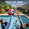 GoSports Pro Neoprene Pool Volleyball 2 Pack, Waterproof Volleyballs with Ball Pump view 2