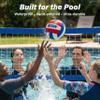 GoSports Pro Neoprene Pool Volleyball 2 Pack, Waterproof Volleyballs with Ball Pump view 3