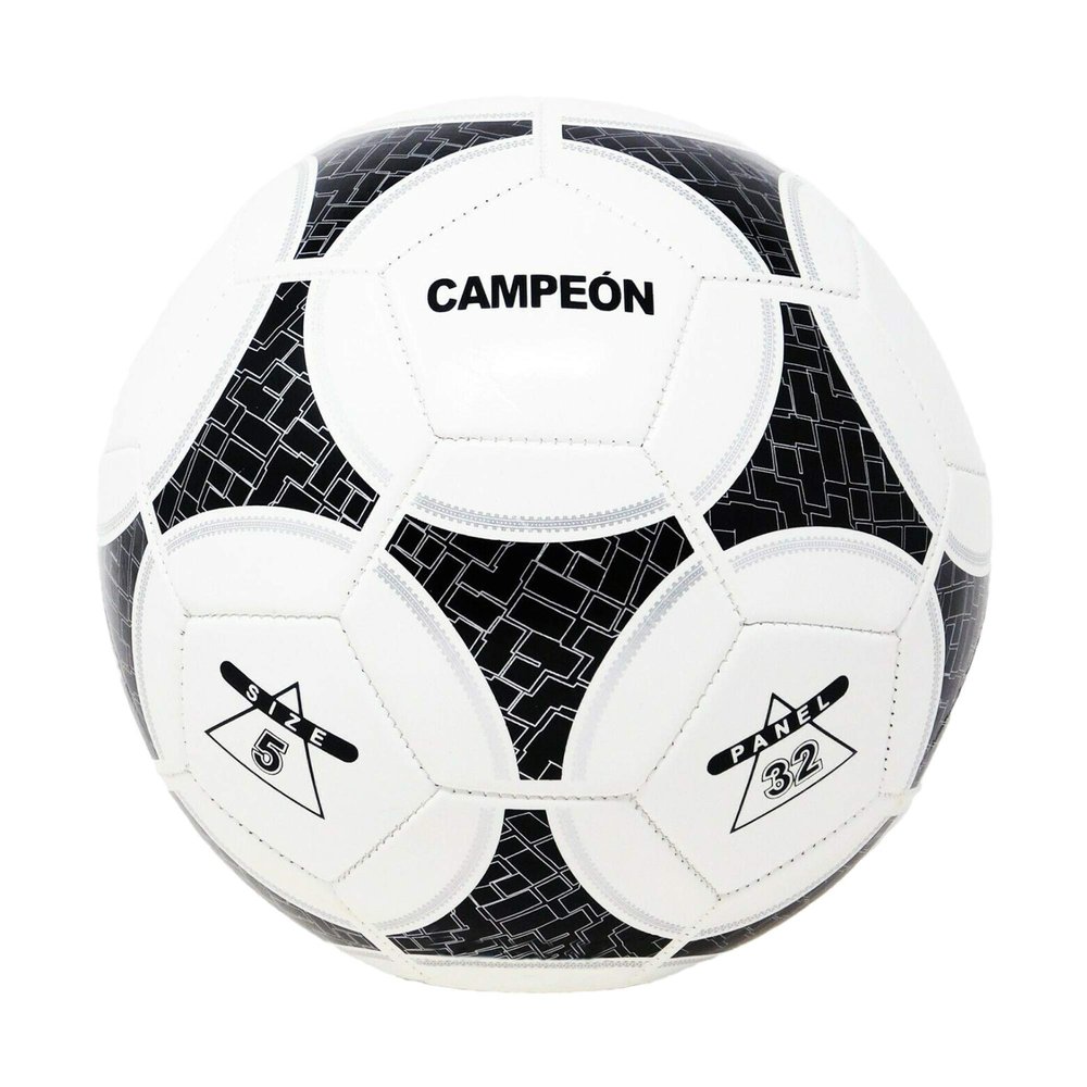 Soccer Ball Size 5 Campeon White Black 32 Panel Outdoors Moderate Use Select