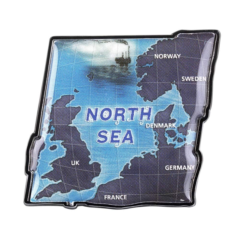 Collectible Novelty Pin for Backpack, Scarf - Made From Jeweler Class Metal - Spartan & the Green Egg Explorer Pin Series: North Sea (569)