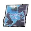 Collectible Novelty Pin for Backpack, Scarf - Made From Jeweler Class Metal - Spartan & the Green Egg Explorer Pin Series: North Sea (569) view 1