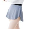 Daydance Gray Women Ballet Skirt with Low Split view 1