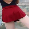 Daydance Burgundy Women Ballet Skirt Pull On Bullet Point Skirt for Dancing view 3