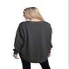 chicka-d NCAA Arizona State Sun Devils Womens Pullover Burnout Sweatshirt, Charcoal, X-Large, 480_NC_CA view 3