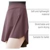 Daydance Brown Teen Girls Ballet Skirt Pull On Bullet Point Skirt for Dance view 4
