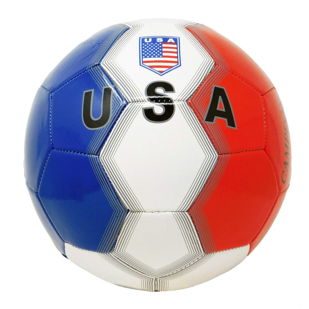 Soccer Ball Size 5 USA Multicolor 32 Panel Outdoor Moderate Use Select