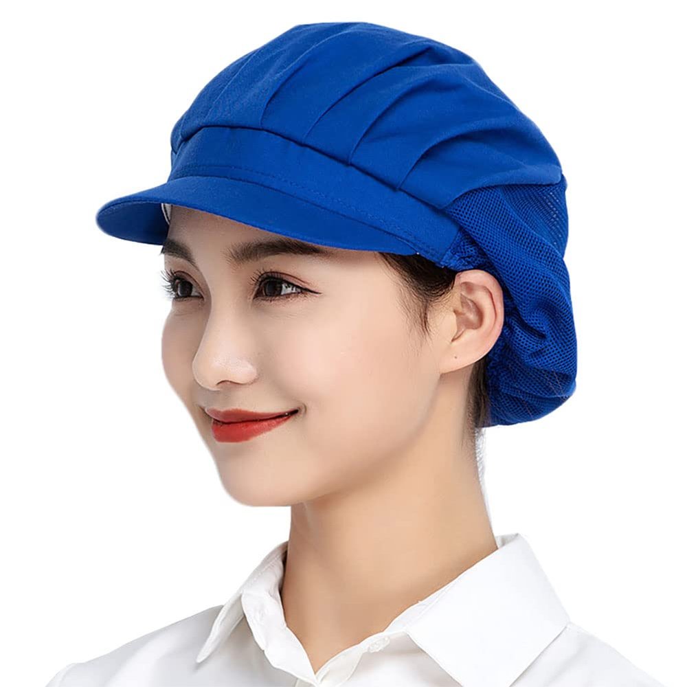 Jaspfct 1pc Chef Hats Hair Mesh Food Service Cooking Baking Cleaning Cap HT001DB1