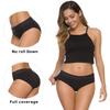 Wealurre Cotton Panties for Women Bikini Underwear Hipster Underpants Lace Briefs Pack(Black,XL) view 3