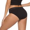 Wealurre Cotton Panties for Women Bikini Underwear Hipster Underpants Lace Briefs Pack(Black,XL) view 4