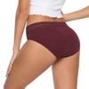 Wealurre Cotton Panties for Women Bikini Underwear Hipster Underpants Lace Briefs Pack(DarkSeries,L) view 4