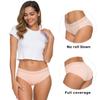 Wealurre Cotton Panties for Women Bikini Underwear Hipster Underpants Lace Briefs Pack(LightColor,M) view 3