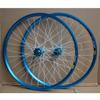 Bike Wheels 24 in Disc Brake Double Wall Alloy Rim Bicycle Wheel Set 8-10 Speed Cassette Hubs QR Sealed Bearing (Size : B-Blue) view 1
