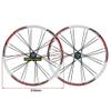 Bikes Bike Wheel Set 26in Double Walled Alloy Rim Disc Brake Bicycle Wheels 24H QR 7-9 Speed Sealed Bearing Cassette Hubs (Size : A) view 2