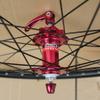 Bike Wheels 24 in Disc Brake Double Wall Alloy Rim Bicycle Wheel Set 8-10 Speed Cassette Hubs QR Sealed Bearing (Size : A- Red) view 2