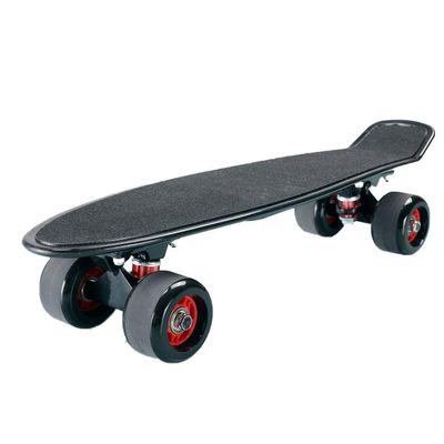 TXTC Standard Skateboard Complete Highly Flexible Plastic Cruiser Board Mini 22 Inch Skateboards S for Beginners Or Professional with High Rebound PU Wheels (Color : B)