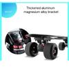 TXTC Standard Skateboard Complete Highly Flexible Plastic Cruiser Board Mini 22 Inch Skateboards S for Beginners Or Professional with High Rebound PU Wheels (Color : B) view 2
