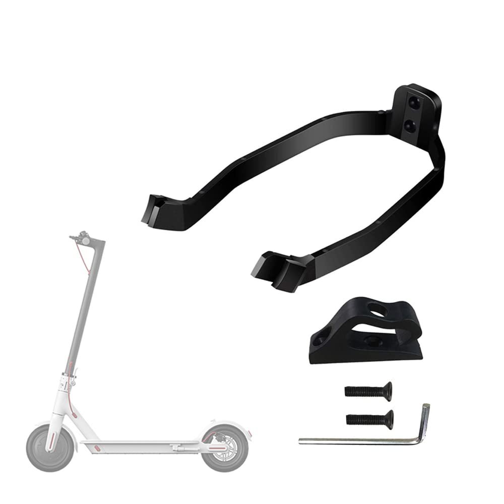 GLDYTIMES Rear Fender Support Frame Replacement for Xiaomi Mijia M365 PRO Electric Scooter Protection Frame Alloy Hooks to Hanging Gadget Bags Exclusively DesignedBlack 2Pcs