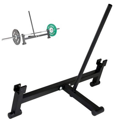 Deadlift Bar Jack Barbell Lifts Quick Changes Weight Plates Olympic Bar Jack was Double Grooved Used as Load and Unload Weight Plates for Deadlift Exercise & Weight Training