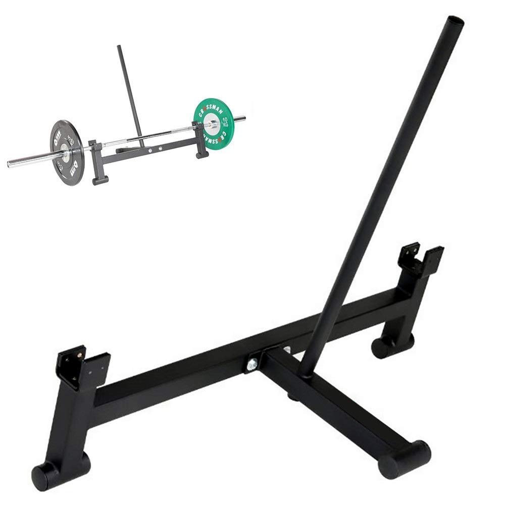 Deadlift Bar Jack Barbell Lifts Quick Changes Weight Plates Olympic Bar Jack was Double Grooved Used as Load and Unload Weight Plates for Deadlift Exercise & Weight Training