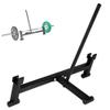 Deadlift Bar Jack Barbell Lifts Quick Changes Weight Plates Olympic Bar Jack was Double Grooved Used as Load and Unload Weight Plates for Deadlift Exercise & Weight Training view 1