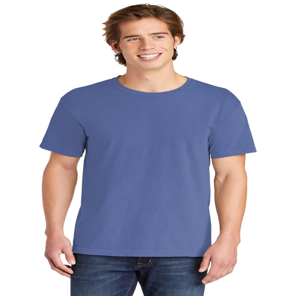 Comfort Colors Men's Adult Short Sleeve Tee, Style 1717 (Small, Periwinkle)