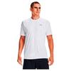 Under Armour Men's Velocity 2.0 Short Sleeve T Shirt, (100) White / / Steel, 3X-Large view 1