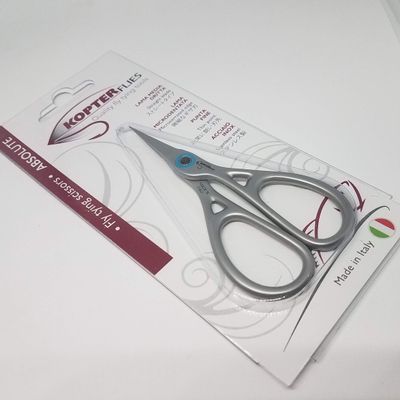 Hareline Kopter Flies Absolute Micro-Serrated Fly Tying Scissors- 3 3/4" Straight