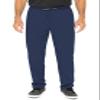 Med Couture Men's Straight Leg Scrub Pant with Zip Fly Front, 6 Pockets, and Elastic Waistband Plus Size - MC7779S, 3XL Short, Navy view 1