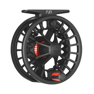Redington Run Fly Reel, Lightweight Design for Trout, Freshwater Fishing, Carbon Fiber Drag System, Black, 5/6 Weight