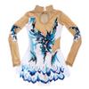 LIUHUO Gymnastics Leotards for Ladies Figure Skating Professional Competition Costume Rhythmic Gymnastics Costumes White view 4
