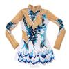 LIUHUO Gymnastics Leotards for Ladies Figure Skating Professional Competition Costume Rhythmic Gymnastics Costumes White view 1