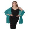 Hotshawl Chiffon Shawls and Wraps for Evening Dresses Women Elegant Soft Scarf Bridal Scarve Wedding Stole (Tea Green, One Size) view 2