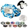 COOLLO SPORTS Lip Guard Mouthguard MAXX/Might Football and High Impact Sports Lip Protector for Adults & Youth (Strap Included) (Camo -Blue -(Two Layers), with Case (Adult 8+)) view 1