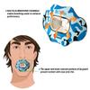 COOLLO SPORTS Lip Guard Mouthguard MAXX/Might Football and High Impact Sports Lip Protector for Adults & Youth (Strap Included) (Camo -Blue -(Two Layers), with Case (Adult 8+)) view 2