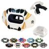 COOLLO SPORTS Lip Guard Mouthguard MAXX/Might Football and High Impact Sports Lip Protector for Adults & Youth (Strap Included) (Golden Black Fangs -(Two Layers), with Case (Adult 8+)) view 1