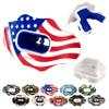 COOLLO SPORTS Lip Guard Mouthguard MAXX/Might Football and High Impact Sports Lip Protector for Adults & Youth (Strap Included) (American Flag -(Two Layers), with Case (Adult 8+)) view 1