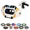 COOLLO SPORTS Lip Guard Mouthguard MAXX/Might Football and High Impact Sports Lip Protector for Adults & Youth (Strap Included) (Golden Black Fangs -(Two Layers), Without Case (Adult 8+)) view 1