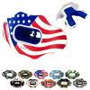 COOLLO SPORTS Lip Guard Mouthguard MAXX/Might Football and High Impact Sports Lip Protector for Adults & Youth (Strap Included) (American Flag -(Two Layers), Without Case (Adult 8+)) view 1