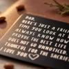 Red Dot Laser Engraving Wallet Card for Dad  Father's Day from Son or Daughter for the Best Dad Ever - Voted Most Meaningful and Unique Gift for Fathers - Gift Ready, Engraved view 4