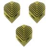 Winmau Embossed Plus SuperChin Daryl Gurney Dart Flights, V-Groove Standard 75 Micron (3 Sets - 9 Flights) view 1