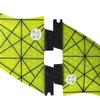 TOPWAYS Fiberglass Reinforced Surfboard 3 Fins Thruster (Double Tabs II G5/G7 Style), Surfboard Tri Fin Thruster Set Choose Color and Size (Yellow, G5) view 2