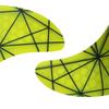 TOPWAYS Fiberglass Reinforced Surfboard 3 Fins Thruster (Double Tabs II G5/G7 Style), Surfboard Tri Fin Thruster Set Choose Color and Size (Yellow, G5) view 3