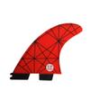 TOPWAYS Fiberglass Reinforced Surfboard 3 Fins Thruster (Double Tabs II Style G5/G7 Size), Surfboard Tri Fin Thruster Set Choose Color and Size (Red, G5) view 3