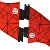 TOPWAYS Fiberglass Reinforced Surfboard 3 Fins Thruster (Double Tabs II Style G5/G7 Size), Surfboard Tri Fin Thruster Set Choose Color and Size (Red, G5) view 4
