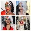 Ruina Black White Cruella Deville Wig for Cruella Deville Costume Women Curly Wavy Wigs for Halloween R019BW view 3